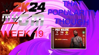 WWE 2K24 MyGM Season 1 Week 19 - That Popularity Though