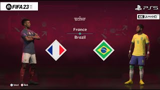 FIFA 23 - Brazil vs France - Qatar 2022™ Fifa WorldCup Final - PS5™ Gameplay [4K60]