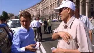 Первые в Украине соревнования электромобилей на Крещатике 18.05.2013