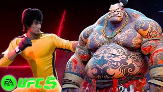 💥 UFC5 Bruce Lee vs Ogre Samurai UFC 5 - Super Fight 💥