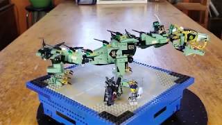 Ninjago Green Ninja Mech Dragon by The Montreal Lego Maniac - unboxing, speed build and review