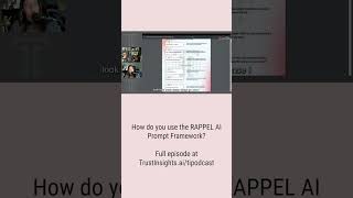 In-Ear Insights: The Trust Insights RAPPEL AI Prompt Framework Explained