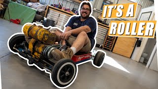 BUILDING OUR OWN RAT ROD GO KART - Part 2 - We Got It Rolling!