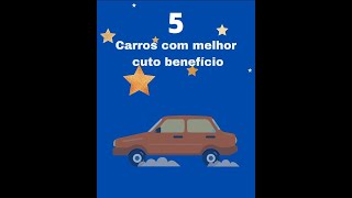 Top 5 carros com melhores custo-benefício. #shorts