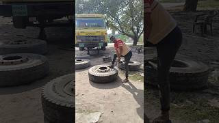 Tire opening is a very easy and small technique #shortvideo