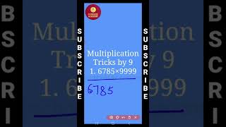 Aptitude Tricks || Multiplication by 9 || #aptitudetricks #multiplicationtricks#dseu2022#cetexam2022