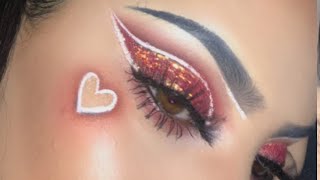 Glitter cut crease | Smoke sesh