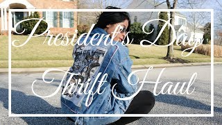 Presidents Day Thrift Haul|E D I T H