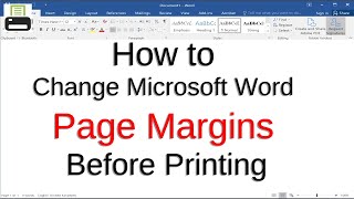 How to Change Microsoft Word Page Margins Before Printing | Custom Margins Per Page Made Easy