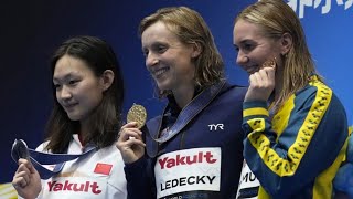 Katie Ledecky passes Michael Phelps for most individual golds at world championships