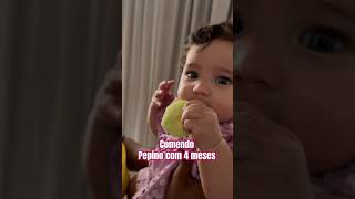 Introdução espontânea com 4 meses #humor