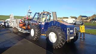 St Bees  Atlantic 75 Lifeboat and Tractor, 26th December 2023