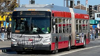 San Francisco MUNI 2016 New Flyer Xcelsior XDE60 6569 on route F Market