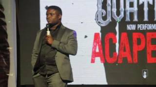 ODOGWU STANDING OVATION WITH ACCAPELLA