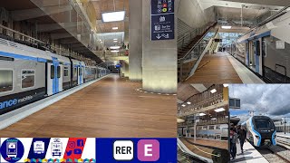 L'inauguration du prolongement du RER E jusqu'à Nanterre.