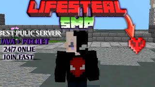 JOIN MY PUBLIC LIFESTEAL SERVER ( JAVA + POCKET)  ( 24/7 ONLINE ) FREE TO JOIN FAST