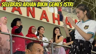 Reaksi Azizah di Bikin Meleleh Arhan | Indonesia U23 2-0 Turkmenistan U23