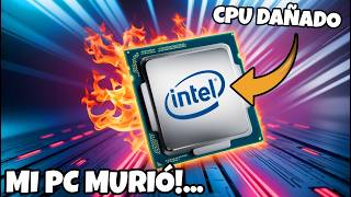 🔥JAMÁS instales UN CPU así de DAÑADO! QUEMÓ MI PC!💣👈🏻🤨