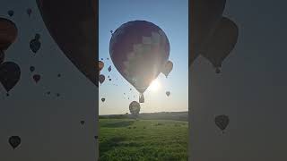 Indianola iowa hot air balloon classic, Purple Haze launch