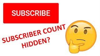 How to Hide/Unhide Subscriber Count on Your YouTube Channel