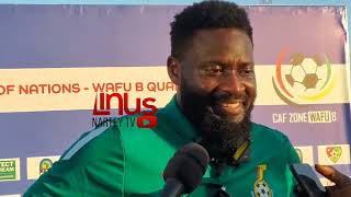 Video: Coach Desmond Offei speaks after Ghana's 1-1 draw with Togo to make semis  of WAFU Zone-B qua