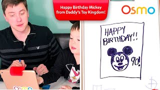 Happy 90th Birthday Mickey! From Daddy's Toy Kingdom with Osmo Super Studio