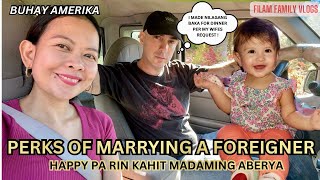 HINDI INAASAHANG MGA PANGYAYARI | PERKS OF MARRYING A FOREIGNER | Filipino-American Couple