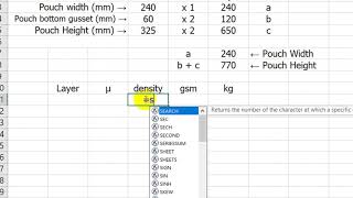 Standy Zipper Pouch with Bottom Gusset Raw Material Calculation   Flexible Packaging