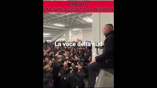 🔴NUOVO CORO curva sud Milano “ banditooooo una vita accanto al diavoloooo”