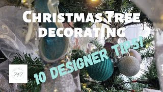 Decorate Your Christmas Tree/10 "Designer" Tips/ Budget-friendly