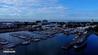 Williamstown Marina DJI 2 mini 4K Drone Victoria Australia