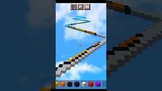 floating block pixel art in Minecraft #shorts #minecraft