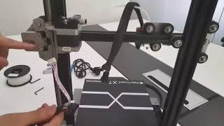 Easythreed 3D Printer X7 Large Size high temperature nozzle print peek Review Aliexpress Price