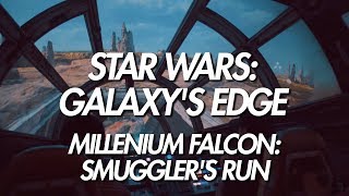 Star Wars Galaxy's Edge Millennium Falcon: Smugglers Run Ride POV at Disneyland | VLOG