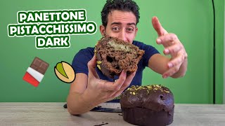 Pistacchissimo Dark 2021: panettone cioccolato e pistacchio