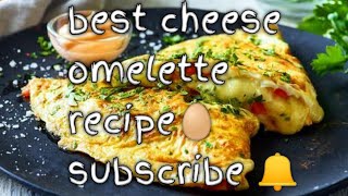 🥚egg cheese omelette recipe yummy🤤!ghar par ande ka cheese omellete kaise banaye🥚🔥