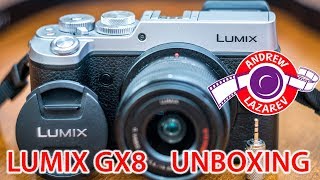 Lumix GX8 распаковка unboxing, сравнение с Sony A6000. Матрица как в GH5.