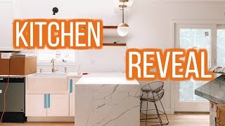 FINAL RENOVATION VLOG!! | Kitchen Reveal + Wood Floor Staining!!