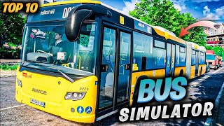 Top 10 Bus Simulator Games For Android | Best bus simulator games for android