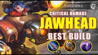 JAWHEAD OVER POWER!!! Jawhead best build 2022 - Jawhead gameplay - Jawhead mlbb