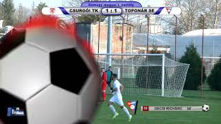 CSURGÓI TK - TOPONÁR SE    2 - 2 (0 - 0)