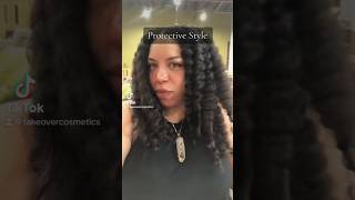 Chunky Twist Out just six two strand twist on each side. For best results Spray w/ warm water & LCO