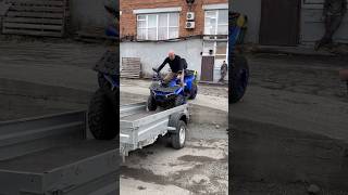 ЗАПРЫГИВАЕТ В КУЗОВ #sharmax #motovlog #offroad #automobile #квадроцикл #квадрик #атв #atvoffroad