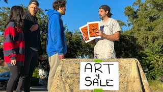 I Tried Selling Art To Strangers