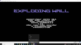 EXPLODING WALL - COMMODORE 64