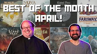 BEST BOARD GAMES OF THE MONTH OF APRIL | So. Many. Games!