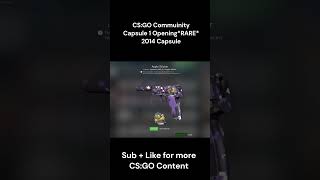 CS:GO Community Capsule 1 Opening *RARE* 2014 Capsule