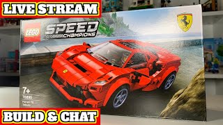 LEGO LIVE STREAM BUILD & CHAT LEGO Ferrari Speed Champions 76895