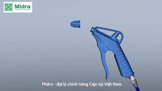 Midra -Nhà cung cấp Vòi phun CEJN Blowgun (CEJN Blowgun nozzles)