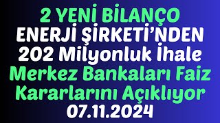 2 YENİ BİLANÇO - ENERJİ ŞİRKETİ’NDEN 202 Milyonluk İhale #borsa #hisse #yorum #analiz #gesan #ttkom